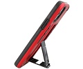 BAOHU Hoesje met Magnetic Stand Hard Case Geschikt voor de iPhone 11 Pro - Stand Shockproof Telefoonhoesje - Grip Stand Back Cover - Rood