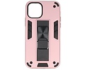 Hoesje met Magnetic Stand Hard Case Geschikt voor de iPhone 11 Pro - Stand Shockproof Telefoonhoesje - Grip Stand Back Cover - Roze