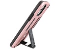 Hoesje met Magnetic Stand Hard Case Geschikt voor de iPhone 11 Pro - Stand Shockproof Telefoonhoesje - Grip Stand Back Cover - Roze