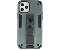 BAOHU Hoesje met Magnetic Stand Hard Case Geschikt voor de iPhone 11 Pro - Stand Shockproof Telefoonhoesje - Grip Stand Back Cover - Donker Groen