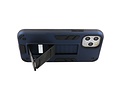 Hoesje met Magnetic Stand Hard Case Geschikt voor de iPhone 11 Pro Max - Stand Shockproof Telefoonhoesje - Grip Stand Back Cover - Navy