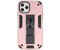 BAOHU Hoesje met Magnetic Stand Hard Case Geschikt voor de iPhone 11 Pro Max - Stand Shockproof Telefoonhoesje - Grip Stand Back Cover - Roze