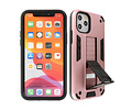 BAOHU Hoesje met Magnetic Stand Hard Case Geschikt voor de iPhone 11 Pro Max - Stand Shockproof Telefoonhoesje - Grip Stand Back Cover - Roze