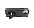 BAOHU Hoesje met Magnetic Stand Hard Case Geschikt voor de iPhone 11 Pro Max - Stand Shockproof Telefoonhoesje - Grip Stand Back Cover - Donker Groen