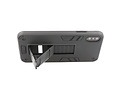 BAOHU Hoesje met Magnetic Stand Hard Case Geschikt voor de iPhone Xs Max - Stand Shockproof Telefoonhoesje - Grip Stand Back Cover - Zwart