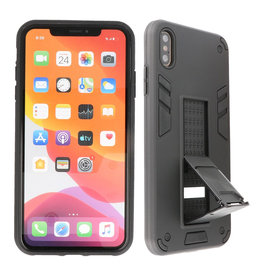 BAOHU Stand Hardcase Backcover iPhone Xs Max Zwart