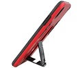 BAOHU Hoesje met Magnetic Stand Hard Case Geschikt voor de iPhone Xs Max - Stand Shockproof Telefoonhoesje - Grip Stand Back Cover - Rood