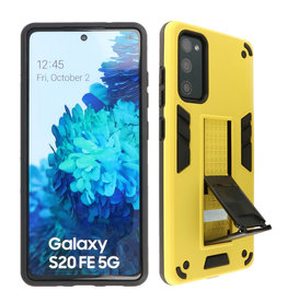 BAOHU Stand Hardcase Backcover Samsung Galaxy S20 FE Geel