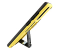 BAOHU Hoesje met Magnetic Stand Hard Case Geschikt voor de Samsung Galaxy S20 FE - Stand Shockproof Telefoonhoesje - Grip Stand Back Cover - Geel