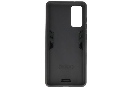 BAOHU Hoesje met Magnetic Stand Hard Case Geschikt voor de Samsung Galaxy S20 FE - Stand Shockproof Telefoonhoesje - Grip Stand Back Cover - Geel