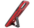 BAOHU Hoesje met Magnetic Stand Hard Case Geschikt voor de iPhone 11 - Stand Shockproof Telefoonhoesje - Grip Stand Back Cover - Rood
