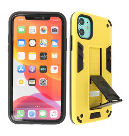 Stand Hardcase Backcover iPhone 11 Geel