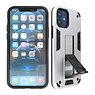 Stand Hardcase Backcover iPhone 12 Mini Zilver