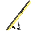 BAOHU Hoesje met Magnetic Stand Hard Case Geschikt voor de iPhone 12 Mini - Stand Shockproof Telefoonhoesje - Grip Stand Back Cover - Geel