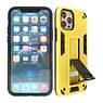 BAOHU Stand Hardcase Backcover iPhone 12 - 12 Pro Geel