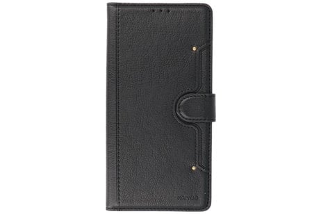 BAOHU KAIYUE - Luxe Portemonnee Hoesje - Pasjeshouder Telefoonhoesje - Wallet Case - Geschikt voor Samsung Galaxy A72 5G - Zwart