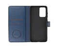 KAIYUE - Luxe Portemonnee Hoesje - Pasjeshouder Telefoonhoesje - Wallet Case - Geschikt voor Samsung Galaxy A72 5G - Navy