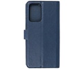 BAOHU KAIYUE - Luxe Portemonnee Hoesje - Pasjeshouder Telefoonhoesje - Wallet Case - Geschikt voor Samsung Galaxy A72 5G - Navy