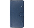 BAOHU KAIYUE - Luxe Portemonnee Hoesje - Pasjeshouder Telefoonhoesje - Wallet Case - Geschikt voor Samsung Galaxy A72 5G - Navy