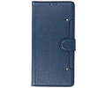 KAIYUE - Luxe Portemonnee Hoesje - Pasjeshouder Telefoonhoesje - Wallet Case - Geschikt voor Samsung Galaxy A72 5G - Navy