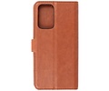 BAOHU KAIYUE - Luxe Portemonnee Hoesje - Pasjeshouder Telefoonhoesje - Wallet Case - Geschikt voor Samsung Galaxy A72 5G - Bruin
