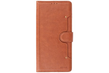 BAOHU KAIYUE - Luxe Portemonnee Hoesje - Pasjeshouder Telefoonhoesje - Wallet Case - Geschikt voor Samsung Galaxy A72 5G - Bruin