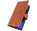 BAOHU KAIYUE - Luxe Portemonnee Hoesje - Pasjeshouder Telefoonhoesje - Wallet Case - Geschikt voor Samsung Galaxy A72 5G - Bruin