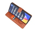 BAOHU KAIYUE - Luxe Portemonnee Hoesje - Pasjeshouder Telefoonhoesje - Wallet Case - Geschikt voor Samsung Galaxy A72 5G - Bruin