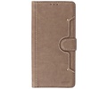 KAIYUE - Luxe Portemonnee Hoesje - Pasjeshouder Telefoonhoesje - Wallet Case - Geschikt voor Samsung Galaxy A72 5G - Grijs