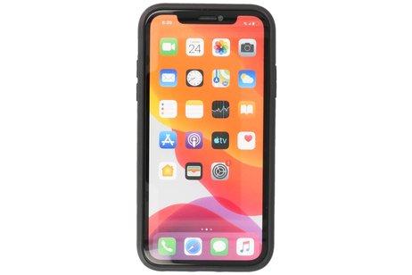 Stand Shockproof Telefoonhoesje - Magnetic Stand Hard Case - Grip Stand Back Cover - Backcover Hoesje voor iPhone XR - Geel
