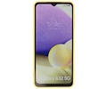 Hoesje Geschikt voor de Samsung Galaxy A32 5G - Fashion Color Backcover Telefoonhoesje - Geel