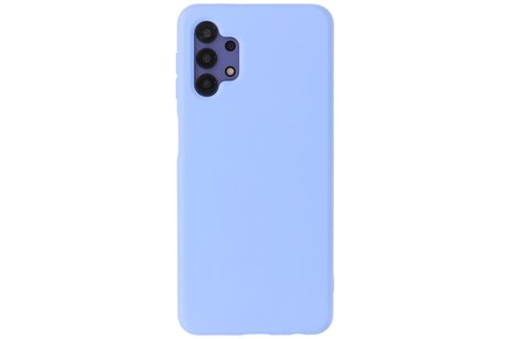 BAOHU Hoesje Geschikt voor de Samsung Galaxy A32 5G - Fashion Color Backcover Telefoonhoesje - Paars