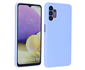 BAOHU Hoesje Geschikt voor de Samsung Galaxy A32 5G - Fashion Color Backcover Telefoonhoesje - Paars