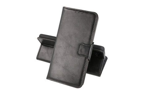 Zakelijke Book Case Telefoonhoesje - Portemonnee Hoesje - Pasjeshouder Wallet Case - Geschikt voor OnePlus 9 - Zwart