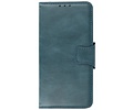 Zakelijke Book Case Telefoonhoesje - Portemonnee Hoesje - Pasjeshouder Wallet Case - Geschikt voor OnePlus 9 - Blauw