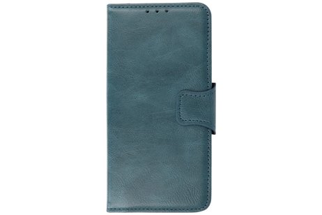 Zakelijke Book Case Telefoonhoesje - Portemonnee Hoesje - Pasjeshouder Wallet Case - Geschikt voor OnePlus 9 - Blauw