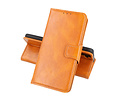 Zakelijke Book Case Telefoonhoesje - Portemonnee Hoesje - Pasjeshouder Wallet Case - Geschikt voor OnePlus 9 - Bruin