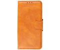 Zakelijke Book Case Telefoonhoesje - Portemonnee Hoesje - Pasjeshouder Wallet Case - Geschikt voor OnePlus 9 - Bruin