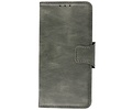 Zakelijke Book Case Telefoonhoesje - Portemonnee Hoesje - Pasjeshouder Wallet Case - Geschikt voor OnePlus 9 - Donker Groen