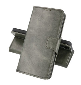 BAOHU Zakelijke Book Case Telefoonhoesje XiaoMi Mi 11 Ultra Donker Groen