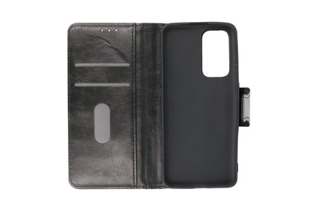 Zakelijke Book Case Telefoonhoesje - Portemonnee Hoesje - Pasjeshouder Wallet Case - Geschikt voor OnePlus 9 - Zwart