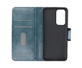 BAOHU Zakelijke Book Case Telefoonhoesje Geschikt voor OnePlus 9 - Portemonnee Hoesje - Pasjeshouder Wallet Case - Blauw