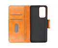 BAOHU Zakelijke Book Case Telefoonhoesje Geschikt voor OnePlus 9 - Portemonnee Hoesje - Pasjeshouder Wallet Case - Bruin