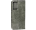 Zakelijke Book Case Telefoonhoesje - Portemonnee Hoesje - Pasjeshouder Wallet Case - Geschikt voor OnePlus 9 - Donker Groen