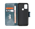 BAOHU Zakelijke Book Case Telefoonhoesje - Portemonnee Hoesje - Pasjeshouder Wallet Case - Geschikt voor Motorola Moto G30 en Moto G10 - Blauw