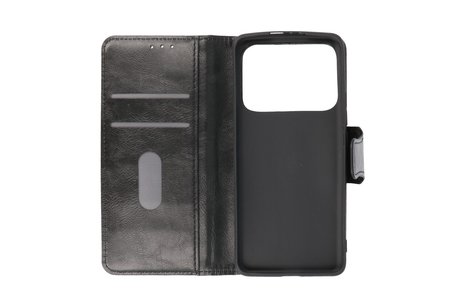BAOHU Zakelijke Book Case Telefoonhoesje - Portemonnee Hoesje - Pasjeshouder Wallet Case - Geschikt voor XiaoMi Mi 11 Ultra - Zwart