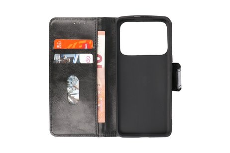 Zakelijke Book Case Telefoonhoesje - Portemonnee Hoesje - Pasjeshouder Wallet Case - Geschikt voor XiaoMi Mi 11 Ultra - Zwart