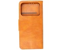 BAOHU Zakelijke Book Case Telefoonhoesje - Portemonnee Hoesje - Pasjeshouder Wallet Case - Geschikt voor XiaoMi Mi 11 Ultra - Bruin