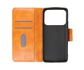 BAOHU Zakelijke Book Case Telefoonhoesje - Portemonnee Hoesje - Pasjeshouder Wallet Case - Geschikt voor XiaoMi Mi 11 Ultra - Bruin