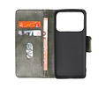 BAOHU Zakelijke Book Case Telefoonhoesje - Portemonnee Hoesje - Pasjeshouder Wallet Case - Geschikt voor XiaoMi Mi 11 Ultra - Donker Groen